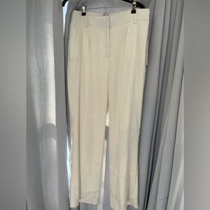 Calvin Klein pleated linen pants. Working side pockets. Linen. NWT. Size 10.